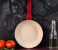 Delcasa DC3411 Non-Stick Frypan 24cm – Durable Aluminium Pan with Easy-Clean Coating, Off White/Red 1 in KSA