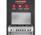 Geepas GCR8055FSE 80x55cm Free Standing Cooking Range, 5 Burners, Grill & Timer – Silver 3 in KSA