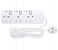 Geepas GES-58060 3M Electrical Extension Cord with 3 Ports – Durable & Safe Power Strip 1 in KSA