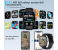 SMAKER P20 Smart Watch for Men Women, IP68 Waterproof Fitness Tracker with Heart Rate Monitor, Step Counter, Sleep & Weather Display, Bluetooth Sports Smartwatch 7-14 Days Battery Life 3 in KSA