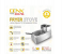 DX1796 Stainless Steel 6L Deep Oil Fryer with Basket Strainer Jumbo Size Adjustable Temperature & Timer, Perfect Chicken, Shrimp, French Fries, Chips & More, Removable Oil Container 3 in KSA