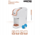 Geepas GCM41526-WT 4-in-1 Capsule Coffee Machine, Fast Heating, 0.6L Tank – White/Rose Gold 1 in KSA