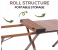 Toby’s Table-01 Sturdy Foldable Wooden Table with 6 Legs – Indoor & Outdoor Use 3 in UAE