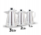 Maxima Stainless Steel Milk Jug Set – 3-Piece (1.0L, 2.0L, 3.0L) – Durable, Heat-Resistant, Multi-Purpose Serving Pots 1 in KSA