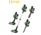 DENX DX2903 Cordless Stick Vacuum Cleaner, 160W Powerful Suction 7-10KPa, 800ml Dust Bin, 2000mAh Battery, 20-35 Mins Runtime – Portable Handheld Vacuum for Home & Car 1 in UAE