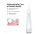 Bitvae Cordless F5020E Oral Irrigator White Portable Rechargeable Water Flosser for Teeth Cleaning 4 in UAE