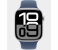 Apple Watch Series 10 GPS + Cellular 46mm Silver Aluminum Case with Denim Sport Band S/M 1 in UAE