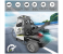Remote Control Drift Tricycle Truck with Spray, Lights & Sound | 2.4GHz RC Stunt Car for Kids & Adults | Off-Road 3-Wheel Racing Vehicle with Rechargeable Battery, Shock Absorber & Simulation Driver 5 in UAE
