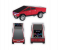 Bluetooth Pickup Truck Replica Portable Speaker,with Display Screen,HD Sound, TWS Pairing, FM Radio,Built-in Microphone Hands-Free Calling, LED Party Light, Surprise Gift for Car Lovers(Red) 1 in UAE