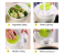 Salad Spinner Large Capacity for Vegetable Water Drain, Fruits Vegetable Lettuce Washer with Handle Easy to Spin and Clean 2 in UAE