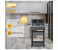 Denx Model DX2813 4-Burner Gas Stove with Electronic Ignition, Integrated Stand & Dual Storage Shelves, Heavy-Duty Body 2 in UAE