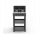 Denx Model DX2814 4-Burner Manual Ignition Gas Stove with Integrated Stand & Dual Storage Shelves, Heavy-Duty Painted Body 1 in UAE