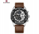Naviforce Original NF8043 Elegance Exquisite Multifunctional Men's Chronograph Watch (Silver) 1 in UAE