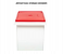 Tupperware Bulk Storage Container Rice Keeper Plastic 10 L Set of 1 (Multicolor) 2 in UAE