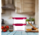 Tupperware Ultra Clear Oval Dry Storage Containers, 500mL, Red Lid 6 in UAE