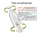 Portable Smoothie Blender 500ml, 6 Blades, 2400mAh USB Rechargeable Personal Shakes & Juice Maker - White 3 in UAE