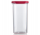 Tupperware Ultra Clear Oval Dry Storage Container 2L capacity, Red Lid 1 in UAE