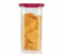 Tupperware Ultra Clear Oval Dry Storage Container 2L capacity, Red Lid 2 in UAE