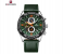 Naviforce Original NF8043 Elegance Exquisite Multifunctional Men's Chronograph Watch (Green) 1 in UAE