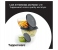 Tupperware Crystal Clear Store & Serve Food Storage Container, 4L Capacity, Black Lid 5 in UAE