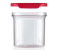Tupperware Ultra Clear Oval Dry Storage Container, 1L Capacity, Red Lid 1 in UAE