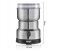 Multi-Functional Washable Electric Grinder Machine – High-Speed Coffee Bean, Chili, Matcha Tea & Corn Powder Grinding Tool with Stainless Steel Blades for Home Kitchen 6 in UAE