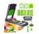 MACON Vegetable Chopper Food Dicer 16 in 1 Slicer with 8 Blades Container and Peeler MC4644 1 in UAE