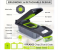 MACON Vegetable Chopper Food Dicer 16 in 1 Slicer with 8 Blades Container and Peeler MC4644 3 in UAE