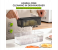 MACON Vegetable Chopper Food Dicer 16 in 1 Slicer with 8 Blades Container and Peeler MC4644 10 in UAE