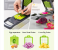 MACON Vegetable Chopper Food Dicer 16 in 1 Slicer with 8 Blades Container and Peeler MC4644 5 in UAE