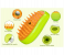 Pet Steam Comb Cat Dog Hair Collection Massage Bath Brush Relaxing Practical Cleaning 1 in UAE