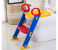 Potty Training Seat with Step Stool Ladder for Kids | Foldable, Adjustable Toilet Trainer with Handles & Non-Slip Pads, Blue & Red 1 in UAE