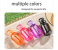 2000ml Large Capacity Transparent Water Bottle BPA-Free Plastic Sports Water Cup with Direct Drinking Lid & Cute Cartoon Sticker - Purple 5 in UAE