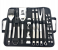 27-Piece BBQ Tool Set – Stainless Steel Grilling Accessories Kit in Black Carry Bag, Complete Utensil Collection 1 in UAE