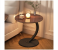Mini Coffee Table for Small Living Rooms | Modern Corner Side Cabinet & Bedside Sofa Side Table for Urban Homes - Brown 1 in UAE
