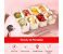 Snack Box with Compartments Divided Serving Tray with Lid and Handle Portable Spice Container Snack Platters Seasoning Box Organizer for Spices Candy Fruits Nuts Snacks, For Party Entertaining Picnic 3 in UAE