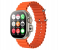 Smartbarry SM401 4G Smartwatch with SIM Card Slot, Built-in Camera, 2.2-Inch HD Super AMOLED Display, and Health Tracking – Includes 2 Interchangeable Straps – Black/Orange 1 in UAE