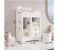 Desktop Makeup Organizer with Drawers and Brush Holder Storage Shelf 35.5x18x40cm 1 in UAE