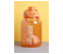 2000ml Large Capacity Transparent Water Bottle BPA-Free Plastic Sports Water Cup with Direct Drinking Lid & Cute Cartoon Sticker - Orange 1 in UAE