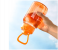 2000ml Large Capacity Transparent Water Bottle BPA-Free Plastic Sports Water Cup with Direct Drinking Lid & Cute Cartoon Sticker - Orange 3 in UAE