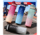 Gradient Plastic Sports Water Bottle 1200ml | Large Capacity BPA-Free Gym, Travel & Outdoor Water Cup with Measurement Scale - Mint Green 2 in UAE