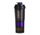 Sports Shaker Bottle Whey Protein Powder Mixing Bottle Sports Nutrition Protein Shaker Fitness Water Bottle With Three-Layer (Purple) 2 in UAE
