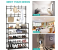 Multifunctional Shoe and Hat Rack - Hall Tree,Freestanding Shoe Rack, Coat Hat Umbrella Rack,Storage Shelves,Entryway Coat Rack,Organizer Closet for Bedroom,Cloakroom (5 Tier, Black) 1 in UAE