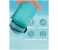 The Better Home 1 Litre Motivational Water Bottle for Adults | Leakproof Sipper Bottle with Time Markings & Measurements | Unbreakable Sports Gym Water Bottle - Mint Green 6 in UAE