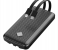VLOVE V28 30000mAh Solar Power Bank - 22.5W Super Fast Charging, Bidirectional PD Portable Battery with Built-in 3 Cables & LED Indicator - Black (UAE Edition) 1 in UAE