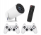 Smartbarry HT5 Plus 4K HDR Smart Gaming Projector with 2 Wireless Gamepads, 5G WiFi & Android OS - Portable Home Theater for Ramadan Nights - White 1 in UAE