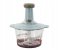 Manual Food Processor & Hand Press Blender (1.5L) - Multipurpose Vegetable Chopper, Meat Grinder & Garlic Mincer - Teal Blue 1 in UAE