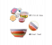 Silicone Lid Set, Silicon lids for containers, Silicon Stretchable lids, Silicone lids and Cover 5 in UAE
