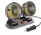 12V Dual Head Powerful Car Fan – 360 Degree Rotating Electric Cooling Fan with 2 Adjustable Speeds – Portable Dashboard Air Circulator for Cars, SUVs, RVs & Vans – Black 1 in UAE