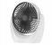 Portable 3-Speed Personal Table Fan for Home, Office, and Bedside – Adjustable Tilt High-Power Cooling Fan for Study & Work - White 1 in UAE